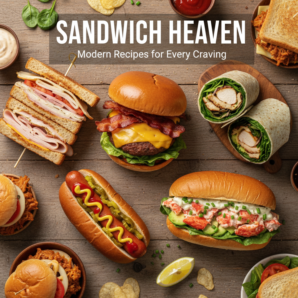 Sandwich recipe ebook cover
